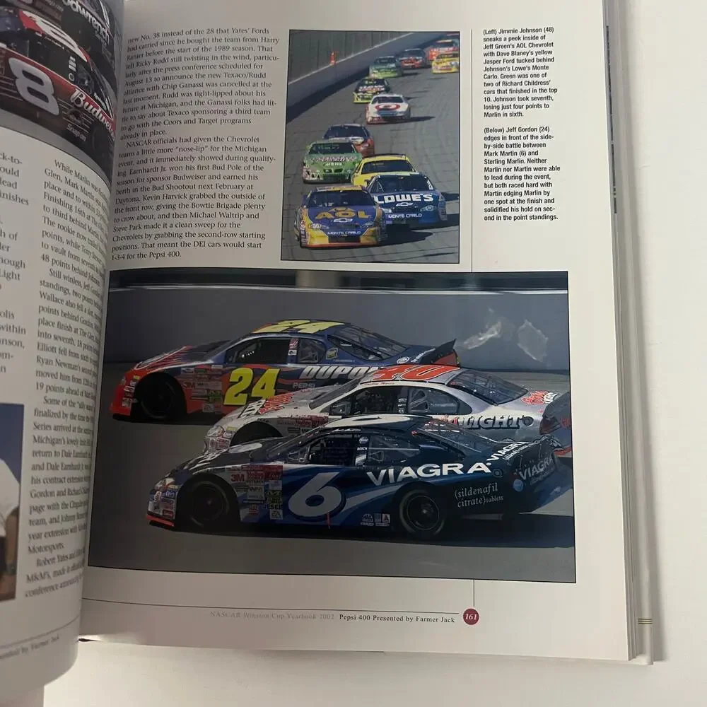 2002 Vintage NASCAR Winston Cup Chronicle Book - Picture 4 of 5